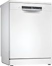 Bosch Home & Kitchen Appliances Bosch Series 4 SMS4HKW00G Dishwasher with 13 place settings, ExtraDry, DosageAssist, EcoSilence Drive, Automatic Programmes, Favourite Function, Freestanding, White