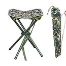 Outdoor Portable Folding Stool Leisure Slack Lightweight Stool Chair Heavy Duty Camping Fishing Hiking Picnic Garden BBQ Chair Mountaineering Travel House-Using Recreation (Camouflage Square Stool)