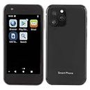 SOYES XS12 4G LTE Smartphone, Entsperrtes Mobiltelefon, mit 3,0-Zoll-Display, Unterstützt Dual Standby Dual Standby, Gesichtserkennung, Bluetooth, WLAN (Fantasy-Nachtschwarz)