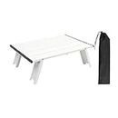 FASHIONMYDAY Folding Camping Table Collapsible Computer Desk for Climbing Fishing Outdoor White| Sports, Fitness & Outdoors|Outdoor Recreation|Camping & |Camping Furniture|Chairs