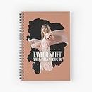 CRAFT MANIACS TAYLOR SWIFT ORANGE CARICATURE PRINTED 160 RULED PAGES DIARY + FREE PERSONALIZED NAME BOOKMARK | BEST GIFT FOR SWIFTIES