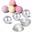 6 piezas Bath Bomb Mold Kit hágalo usted mismo molde de jabón bomba de baño moldes aluminio pastel 3