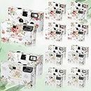Xuhal 10 Pack Disposable Cameras for Wedding Bulk Single Use Film Cameras 35mm 27 Exposures 400 Iso Disposable Cameras with Flash for Bridal Shower Anniversary Party Travel Camp, Flower Pattern Design