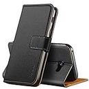 Anjoo Phone Case Compatible with Samsung Galaxy A5 2017, [Premium Leather] Wallet Card Flip Case Cover Replacement for Samsung Galaxy A5 2017 - Black