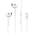 X88 Pro Lighting Earphone for Calling and Music Compatible with i-Phone 6/7/8/X/11/12/13-6 Plus/7 Plus/8 Plus/XR/XR Max/11 Pro/11 Pro Max/12 Pro/12 Pro Max/13 Pro/13 Pro Max (Without Woffer White)