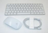Apple Magic Keyboard 2 mit Touch ID A2449 & Magic Mouse 2 A1657 Pack 7 Farben
