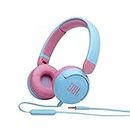 JBL 3.5 mm Wired On-Ear Headphone for Kids, Blue