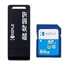 64GB SD Memory Card with USB Reader Adapter Compatible with Canon Powershot SX260 HS SX240 HS SX500 is SX160 is SX50 HS SX270 HS SX280 HS SX430 SX60 SX610 HS SX710 HS SX530 HS SX410 is Digital Camera