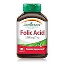 Jamieson Folic Acid 1000mcg 100's 100 Tablets