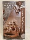Wooden Party Drinking Pong Game Mini Table Game By Hammer + Axe NIB See Photos