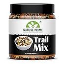 Nature Prime Healthy Trail Mix 1 kg - Almonds | Cashew | Raisins | Black Raisins | Pumpkin | Sunflower | Roasted Flax Seeds | Healthy Snack | Nuts and Dry Fruits (Jar Pack)