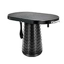Small Collapsible Table and Folding Stool for Camping - LUXJET Portable Telescoping Table for Picnic Beach Cooking Dining