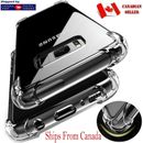  CLEAR Case For Samsung Galaxy S10e S10 S9 S8 S20 Plus Silicone Shockproof Cover