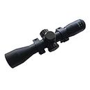 NyLeabon 4x32 Crossbow Scope, Red and Green Illuminated Scope, Glass Etched Reticle Scope, Compact Hunting Scope, Shooting Scope