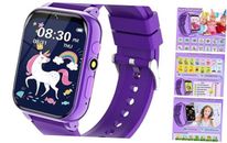 Kids Smart Watches Girls Age 4-12, 26 Games High-Resolution Touchscreen Purple