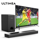 ULTIMEA 160W 2.1 Sound Bars for Smart TV with Subwoofer Deep Bass PC Soundbar for Game Home Theater