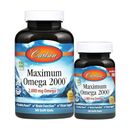 Carlson Labs Maximum Omega 2000 mg - limone 90+30 softgels