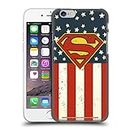 Head Case Designs Licenza Ufficiale Superman DC Comics Bandiera U.S. Logo Custodia Cover Dura per Parte Posteriore Compatibile con Apple iPhone 6 / iPhone 6s