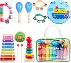 Instrumentos musicales para niños pequeños, juguetes musicales para bebés para niños pequeños, juguetes para niños