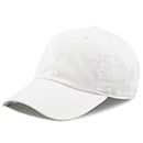 Baseball Dad Hat Women Men Blank Washed Low Profile Cotton and Denim UPF 50+ Running Golf Cap Hat, White, One Size