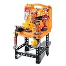 Kids Workbench - Toy Choi’s Pretend Play Series kids Toy Work Bench and Tools,Toddler Tool Set with Electric Drill,82 Pieces Construction Toy Tool Bench Outdoor Preschool Tool Set for Kids Ages 3-5