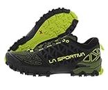 La Sportiva Mens Bushido II Trail Running Shoe, Olive/Neon, 10