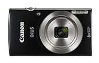 Canon IXUS 185 Fotocamera Digitale Compatta, 20 MP, 1/2.3", CCD, 5152 x 3864 Pixel, Nero [Versione EU]