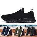 Men's Slip On Casual Shoes Walking Running Shoes Lightweight Breathable Sneakers