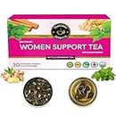 TEACURRY Women Support Tea (30 Tea Bags, 1 Month Pack) - Support With Over-all Wellness with Natural Ingredients Spearmint Shatavari, Nettle