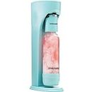 DrinkMate OmniFizz Sparkling Water and Soda Maker, Carbonates Any Drink, without CO2 Cylinder (Arctic Blue)