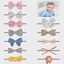 Baby Stirnbänder Kinder Haarband 12 Stück Mode Haarschmuck Headband Hairband Neugeborene Dekoration Babyschmuck für Kleinkind und Baby Mädchen