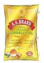 AS Brand hulled Gingelly oil -1 Litre # Online offer- Buy 2 packets,Get FREE Steel serving spoon !