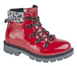 CIPRIATA Realina Girls Kids Zip Ankle Fashion Boots Outdoor Winter Shoes Red