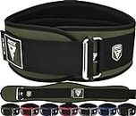RDX Weight Lifting Belt,6.5” Curved Padded Back Lumbar Support, Functional Fitness Strength Training, Core Exercise Workout Bodybuilding Powerlifting Deadlifts Squats, Home Gym Equipment