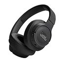 JBL Tune 720BT - Wireless Over-Ear Headphones Pure Bass Sound, Bluetooth 5.3, Up to 76H Battery Life and Speed Charge, Lightweight, Comfortable and Foldable Design (Black)