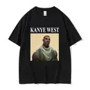 Camiseta divertida de Kanye West Meme para hombre y mujer camisa de estilo Rap Hip Hop Vintage