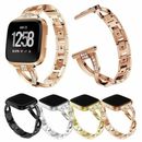 For Fitbit Versa 1 2 Gen Women Band Stainless Steel Metal Wrist Strap Lady Bands