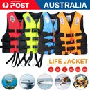 Adults Kid Life Jackets Watersport Ski Buoyancy Aid Kayak Sailing Boating Jacket