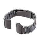 UJEAVETTE® Metal Watch Bands Replacement Bracelet For Fitbit Charge 2 Black