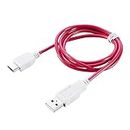 Koterry Charging Data Cable, Portable Multi-Choice Tablet Cable for Nabi, Dreamtab, 2S, Nabi Jr Children's Tablet(Red,1M)
