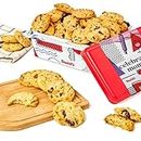 David's Cookies Celebrate Moms Cranberry Pistachio Biscuits Sweet Sampler Tin - Irresistible Crunch, Snacks And Bakery Treats - Ideal for Snacking And Gifting - Gourmet Mother's Day Food Gift 9.3oz