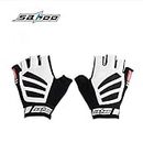 UBERSWEET® White, LCycling Half Finger Mens Women's Summer Sports Shockproof Bike Pad Bicycle Guantes Ciclismo