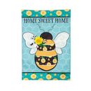  Banderas de jardín de primavera de abeja para el hogar dulce hogar 12x18 doble cara | Jardín pequeño 