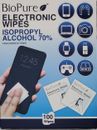 2x BioPure Electronic Cleaning Wipes 100ct (200 Total) Phones, Laptops, Etc.