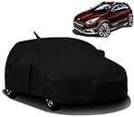 MAVENS Waterproof Car Body Cover All Accessories Compatible for Fiat Avventura with Mirror Pocket Uv Dust Proof Protects from Rain and Sunlight | Black