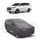 CREEPERS Water Resistant - dust Proof - car Body Cover for Compatible with Toyota Innova Crysta 2.4 VX 8 STR car Cover - Water Resistant UV Proof - car Body Cover(Grey)
