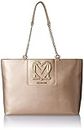 Love Moschino Women's Borsa A Spalla Shoulder Bag, One Size, steel grey