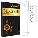 Ailun 2Pack Screen Protector Compatible for iPhone 11 [6.1 inch] + 2 Pack Camera Lens Protector,Tempered Glass Film, [9H Hardness] - HD