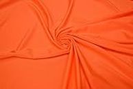 Dancewear Tissu Lycra extensible dans les 4 directions 14 couleurs (Orange)