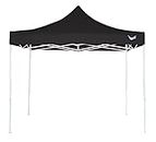 Malabar Portable Canopy Tent, Gazebo Foldable Tent, Pop up Canopy (Black, 10x10)